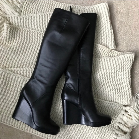 nine west wedge boots